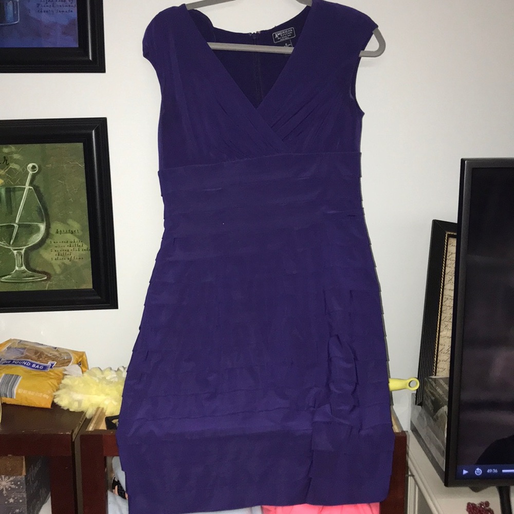 purple dress